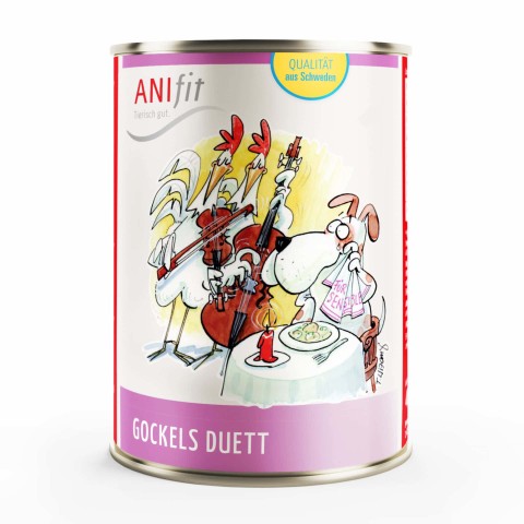 Hond Accessories Natvoer Gockels Duett 400g 6 Stuk -1- Anifit